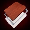 Solid Wood Chopping Block Durable Anti-slip Ebony Wheat Stalk Two-sided Cutting board Household Kitchen Tools Meat Bones Cheese JY0012