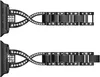Braccialetto diamantato cinturino in metallo per Apple Watch 44mm 42mm 40mm 38mm Bands Fashion Donne Braccialetti IWATCH Series 6 5 4 SE Watchbands Smart Accessori