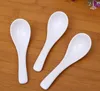 Imitation Porcelain Dinnerware Traditional Chinese Small Soup Spoons Chain Restaurant With Melamine Spoon A5 Tableware SN3916
