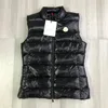 Womens Down Jackets French Designer Brand Sleeveless Lady Vest Embroidery Badge Outerwear Coats Size S/M/L/XL