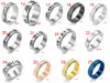 Rostfritt stål Spinner Ring Smycken för Kvinnor Mens Fidget Band Rings Moon Star Celtic Stress Linenting Wide Wedding Promise