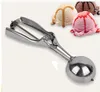 new Stainless Steel Ice Cream Scoop Tools Small Medium Large Tablespoon Cookie Scoops for Baking 3 sizes EWB8060