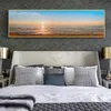 Sea Wave Posters Home Decor Sunset Sunrise Canvas Painting Wall Art Pictures for Living Room Bedide Landscape Prints Paintings2154