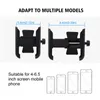 360 degrés universel métal vélo moto moto miroir guidon support de téléphone intelligent support de montage Xiaomi Samsung 4