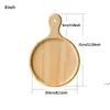 wood dinner plates