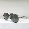 Diseñador de marcas de moda Gafas de sol de gran tamaño para mujeres gafas punk punk anti uv marco anteojo congaño de hombres con lentes grises con caja original