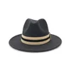 Chapéu de Brim Pedido Chapéu Europeu Fedoras Chapéu Para Mulheres Lã Lã Tampão Elegante Jazz Caps Inverno Headwear