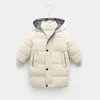 Down Coat Jackets Mäntel Fell Baby Jungen Mädchen Außenbekleidung Kleidung Parkas Winter Herbst Long Snowsuit gepolsterte Puffer warm 202124401669