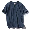 남자 T 셔츠 남성용 트렌디 한 짧은 소매 티셔츠 클래식 기본 단색 운동 스포츠 캐주얼 슬림 핏 O-Neck 풀오버 탑 10