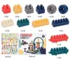 360 szt. Duże cząsteczki Bloków składowych zestawu parku Montaż DIY Multi -Shape Puzzle Educational Toy dla dzieci Prezent - 360 szt.