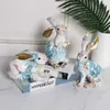 Kids Room Decoration Children's Fairy Garden Nordic Rabbit Home Figurines Kawaii For Interior 210827