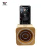 Beech wood mobile phone stand holder amplifiers suitable for iphone samsung huawei