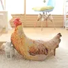 Kreative Gefüllte Spielzeuge für Kinder Füllung Große Huhn Puppe Nette Weiche Spielzeug Schlaf Kissen Spielzeug Huhn Hahn Huhn Kissen Q0727