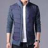 Casaco de suéter espesso homem masculino outono inverno parkas patchwork sweatercoat zipper cardigans camisola homem jaqueta sawle 211221