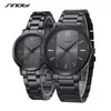 Sinobi New Fashion Loverクォーツ時計シンプルなドレス男女腕時計カップル腕時計結婚式ギフトClcok Relojes Houble 2020 Q0524