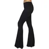 Femmes Taille Haute Leggings Mode Sexy Pantalon Gypsy Comfy Ethnic Tribal Stretch Palazzo Années 70 Bell Bottom 211115