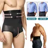Mäns Tummy Control Panties Buttocks Lifter Trainer Slimming Underkläder Hög midja Body Shapers Shapewear Briefs