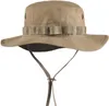 Chapéus ao ar livre pescando chapéu de chapéu de homem mulher Boonie Proteção UV Camuflagem Tactical Sun