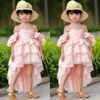 Royaume-Uni enfant enfant bébé fille été baby-épaule dentelle dentelle dentelle robe robe robe de soleil q0716