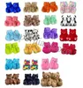 1 Paar = 2 Stück 18 Stile Warme Schuhe Plüsch-Teddybär-Hauspantoffeln Braune Damen-Hausschuhe für den Innenbereich, weich, rutschfest, Kunstpelz, niedliche, flauschige rosa Leoparden-Hausschuhe für Damen, Winter