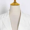 Zarif Patchwork Diamonds Kadınlar Blazer Çentikli Uzun Kollu Tunik Hit Renk Rahat Takım Elbise Kadın Moda Giyim 210524
