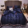 2022 -selling Silk Bedding Sets 4 Pcs Solid Bed Suit Qulit Cover Designer Bedding Supplies 10 Colors 436 V2241c