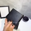 Cartera de diseñador de moda para hombre, monedero negro de Dsigner para hombre, bolso de mano, titulares de tarjetas superiores, tamaño 12X10cm