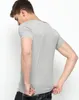 Мужчины с коротким рукавом футболки летнее Свернуть V-образным вырезом Slim Fit Modal Tee Plus Размер XXXL Дышащие футболки Мужчины