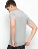 Hommes à manches courtes t-shirts été solide col en V coupe ajustée Modal t-shirt grande taille XXXL respirant t-shirts mâle