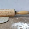 Rolling Pins Pastry Boards Est Draagbare Size Biscuit Fondant Cake Patterned Roller Muziek Notes Houten Embossing Baking Cookies