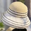 Hepburn Style Women Straw Hat Multi Layer Lace Edges Cap Vacation Beach Sun Protection Caps Vintage Travel Wide Brim Hattar