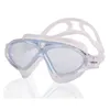 JIEJIA Lunettes de natation Version claire Lunettes de plongée Professionnel Anti-buée Lunettes de sport Super Big Adulte Lunettes de natation imperméables 211229