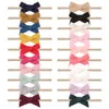 Bandes Baby filles Bowknot Bandeaux Enfants Soft Nylon Band Enfants Accessoires pour cheveux Enfant Elastic Bowknot Bowknot Bandes Headwear 20 Couleurs solides KHA357