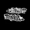 Metall-Stanzformen, Happy Birthday-Buchstaben, Sammelalbum, Papierhandwerk, Messerform, Klingenstanzschablonen