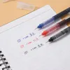 Gel pennor uppsättning av 10st 0,5 mm rullboll penna svart blå röd valfri bläck stor volym student barn skriver leveranser