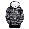 Herren Hoodies Sweatshirts Weihnachten 2023 Männer Frauen Mode 3D Druck Sweatshirt Hoodie Weihnachtsmann Pullover Herbst Winter Hip Hop Mantel