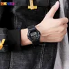 SKMEI militar LED luz Digital deportes hombres relojes de pulsera 50M impermeable cronómetro electrónico reloj masculino Relogio Masculino 1606 X0524