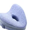 Romantyczna pamięć w kształcie serca Pianka Noga Poduszka Poduszka Powolne Odbicia Clip Foot Pillow Side Sleeping Clip Poduszka Poduszka F8102 210420