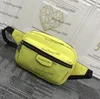 Fashion Chest Pack Men Bumbag Cross Body Body Borse Borse in vita Bianco Blu Giallo Blu Guida pelle 30245