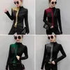 Blusas Mujer De Moda Koreanische Dünne Langarm-shirt Frauen Mode Büro Dame Tops Casual Oansatz Diamant 7840 50 210521