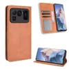 Plånbok Läderfodral för Xiaomi 11 Ultra Case Magnetic Poco F3 X3 Lite Skyddande bokställskort Black Shark 4 Pro Cover