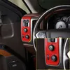 Red Headlight Switch Panel Cover Trim For Chevrolet Silverado /GMC Sierra 14-18