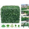 家庭用庭の装飾のための人工芝のカーペットのシミュレーションのプラスチックボックス草の草のマット25cm * 25cmの灰色の芝生
