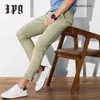 Male Pants Fashion Ankle Length Trousers Casual Men's Wear Breathable Cotton Men Clothing Multicolor Pant Big Size 210715