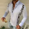 Blouses vintage décontractées pour hommes, grande taille 3XL, manches longues, chemise hawaïenne, coupe ample, motif imprimé, vêtements xxxl Blouse202h, automne