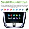 2din Bil DVD-radio GPS Multimedia Player Head Unit 10.1 Android för 2014 -2017 Toyota Vios Yaris Support DVR