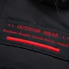 Winter borduurwerk dikker lange donsjack mannen hooded warme parka 90% witte eendendons echte bontkraag mannelijke jas 210927