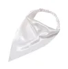 Accessori per capelli da donna Sciarpa triangolare in raso di seta lucido Fascia per capelli elastica Bandane Turbante solido Copricapo 8 colori Opzionale BT6546