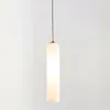 Pendant Lamps Modern Pendent Lamp Led Glass Nordic Hanging Lighting Fixtures Suspension Creative Living Bedside Bedroom Indoor Cha288u
