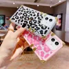 Capa de telefone quadrada para iphone 11 12 13pro max x xr xsmax 7 8 plus se2 moda leopardo impressão macia imd à prova de choque capa traseira5924246